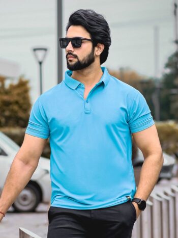 Arctic Blue Polo T-Shirt
