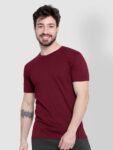 Burgundy Plain T-Shirt