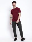 Burgundy Plain T-Shirt