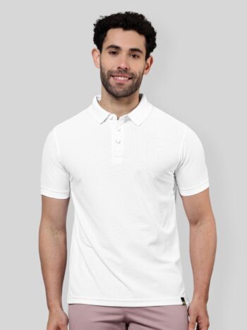 Classic White Polo T-shirt