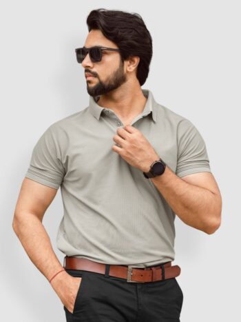 Thunder Grey Polo T-shirt